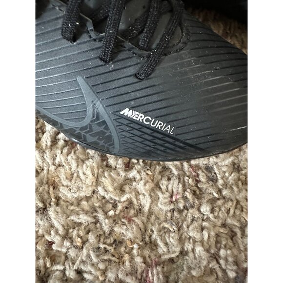 Nike Mercurial Vapor 15 Academy Soccer Cleats Size 4.5Y Black/Yellow Lightweight - Picture 3 of 8